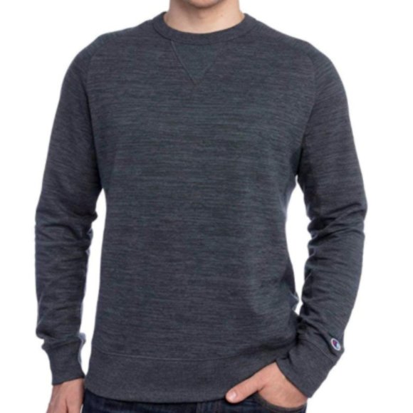 champion men's french terry crew sweatshirt